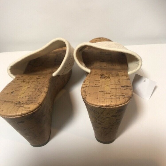 Women’s Montego Bay Club Cork Wedge  Sandals SZ8 - Picture 3 of 5